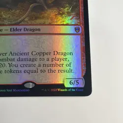 Ancient Copper Dragon - Commander Legends-Battle for Baldur's Gate - Foil / NM - Image 4