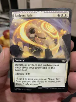 MTG ~ Redress Fate (Extended Art) ~ Duskmourn ~ Near Mint ~ Rare - Image 1