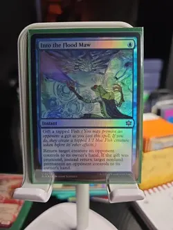 Into the Flood Maw Bloomburrow Foil - Image 1