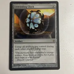 MTG - Unwinding Clock - New Phyrexia - Near Mint - Image 1