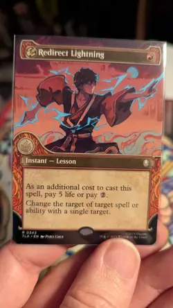 1x Redirect Lightning Showcase NM - Avatar Magic MTG TLA TLE x1 - Image 1