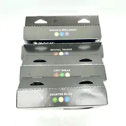 Brand New 4 Box Of Magic The Gathering Commander Deck Final Fantasy Series - Image 4