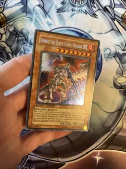 (119) Horus The Black Flame Dragon Lv8 (EEN-ENSE1)(Limited) Secret Rare) VLP - Image 2