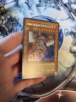 (119) Horus The Black Flame Dragon Lv8 (EEN-ENSE1)(Limited) Secret Rare) VLP - Image 3