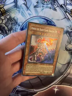 (119) Horus The Black Flame Dragon Lv8 (EEN-ENSE1)(Limited) Secret Rare) VLP - Image 4