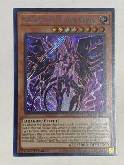 Yugioh Galaxy-Eyes Tachyon Primal MZTM-EN011 Secret Rare 1st Ed NM - Image 1