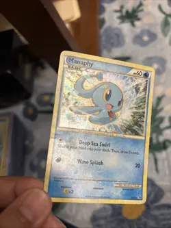 Pokemon TCG Manaphy Holo HS Unleashed 3/95 Rare Card & 4/12 HP/DMG Lot - Image 3