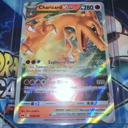 Pokemon TCG Charizard VSTAR Crown Zenith Holo Ultra Rare Card 019/159 - Image 1