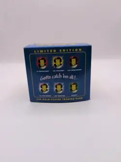 Pokemon Burger King 23k Gold Plated Trading Card Jigglypuff Sealed In Blue Box - Image 3
