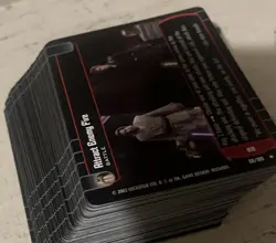 Star Wars TCG WOTC Card Game Lot of 80 cards With Foil ,Rare , Jedi Sith space - Image 1