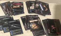 Star Wars TCG WOTC Card Game Lot of 80 cards With Foil ,Rare , Jedi Sith space - Image 2