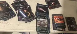 Star Wars TCG WOTC Card Game Lot of 80 cards With Foil ,Rare , Jedi Sith space - Image 3