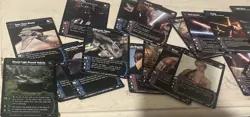 Star Wars TCG WOTC Card Game Lot of 80 cards With Foil ,Rare , Jedi Sith space - Image 4