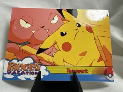 TEAMWORK #54 - BLUE LOGO - NON-HOLO - Topps POKEMON CARD - NM/M - Image 1