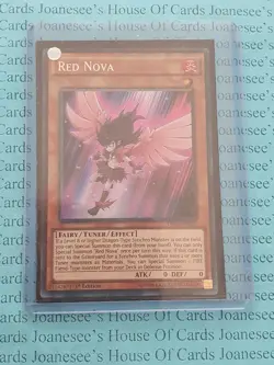 DRL3-EN017 Red Nova Secret Rare Yu-Gi-Oh Card 1st Edition LP - Image 1