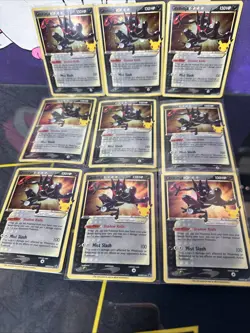 Greninja Gold Star SWSH144 Pokemon 25th Celebrations Promo Card Lot of 9 - Image 1