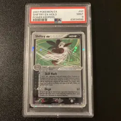 Graded Pokemon Card - Shiftry EX Holo 97/108 - PSA Mint 9 - EX Power Keepers - Image 1
