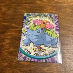 Topps Venusaur #03 Ivysaur #02 Bulbasaur #01 Pokemon 3-Card Lot 1999 TV Series - Image 2