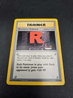 Rocket's Hideout Neo Revelation 63/64 Uncommon Regular Unlimited Pokemon Card - Image 1
