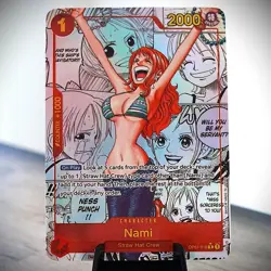 [ART CARD] Nami OP01 Manga CUSTOM- ENGLISH- High Quality Texture - Image 2
