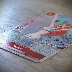 [ART CARD] Nami OP01 Manga CUSTOM- ENGLISH- High Quality Texture - Image 4