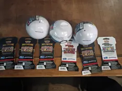 Factory Sealed Pokemon Cards And Tin Ball Lot. Lot #4 - Image 2