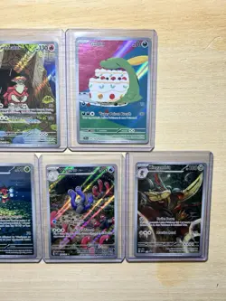 Pokemon Full Art Holo Illustration Card Lot of 7 Cards Near Mint Condition - Image 3