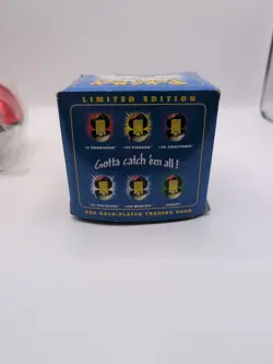23K Gold Plated POLIWHIRL Pokemon Trading Card 1999 Burger King PokeBall SEALED - Image 4