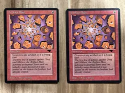 Awesome Magic The Gathering MTG Card Antiquities Artifact Blast X2 Exe+ - Image 1