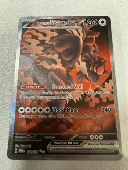 Pokemon Bloodmoon Ursaluna EX Prismatic Evolutions Card 168/131 - Image 1