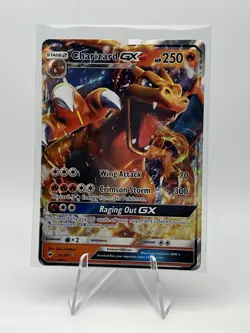 Pokemon 4 Card Lot Kingdra, Charizard GX, Kroger EX, Trump Card - Image 2
