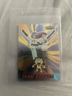 BANNED/ DISCONTINUED: 2003 Topps Pokemon Holo Foil #5 Team Rocket Card - Image 1