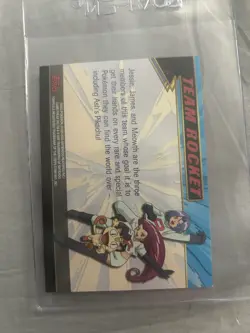 BANNED/ DISCONTINUED: 2003 Topps Pokemon Holo Foil #5 Team Rocket Card - Image 2