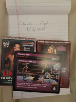 WWE Raw Deal CCG : Chris Jericho card lot - Image 1