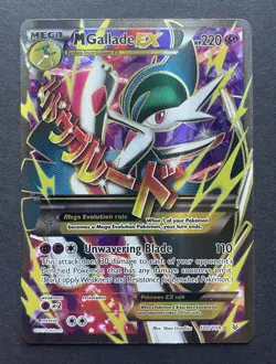 Pokemon Card Roaring Skies : Mega M GALLADE EX 100/108 Ultra Rare Full Art NM/M - Image 1