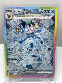 Glaceon ex 150/131 SV: Prismatic Evolutions Pokemon Card NM 150/131 - Image 1