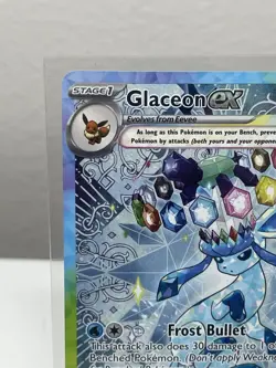 Glaceon ex 150/131 SV: Prismatic Evolutions Pokemon Card NM 150/131 - Image 4