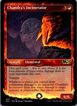 Chandra's Incinerator (Showcase) R Core Set 2021 302 NM NM-NM - Image 1