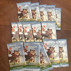 MTG Magic The Gathering Bloomburrow Wave -1 Play Booster Packs X15 - Image 1