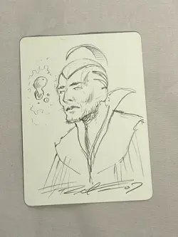 MTG Goblin Mime Artist Proof Sketch and Signature Signed Vohwinkel - Image 2