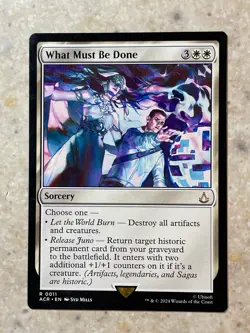 MTG NM What Must Be Done [Assassins Creed] - Image 1