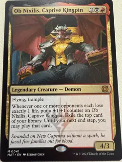 Ob Nixilis, Captive Kingpin - Aftermath MTG Mythic EDH NM - Image 1