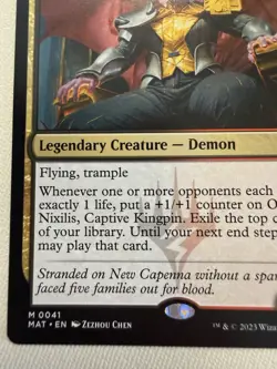 Ob Nixilis, Captive Kingpin - Aftermath MTG Mythic EDH NM - Image 5