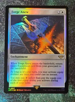Forge Anew Pack Foil Lord of the Rings: Tales of Middle-Earth 0017 MTG Magic NM - Image 1