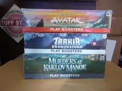 MTG AVATAR + TARKIR + MURDERS PLAY BOOSTER BOX LOT - Image 1