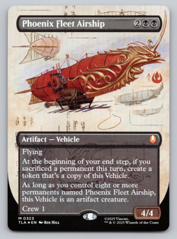 Phoenix Fleet Airship FOIL Borderless- MTG Avatar: The Last Airbender TLA - Image 1