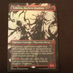 Solphim, Mayhem Dominus (Showcase) MTG Phyrexia: All Will Be One Mythic 312 NM - Image 1