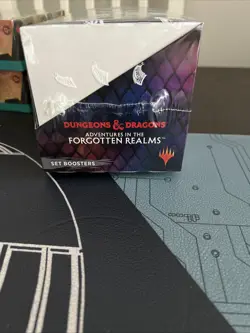 Adventures in the Forgotten Realms Set Booster Box MTG Brand New Sealed Mint 630509982875 - Image 3