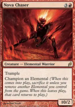 MTG Nova Chaser, Lorwyn, Damaged, English - Image 1