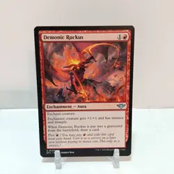 Magic The Gathering Demonic Ruckus #120 LP Outlaws Of Thunder Junction - Image 1